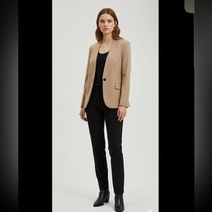 Pre-loved Zara Women's Beige Blazer Size 12